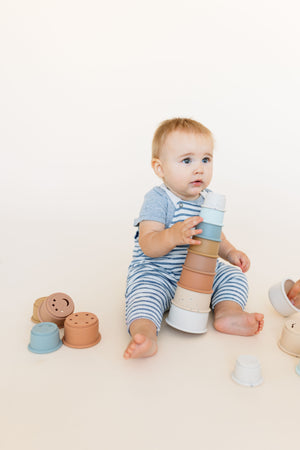 Silicone Teether Stacking Cups