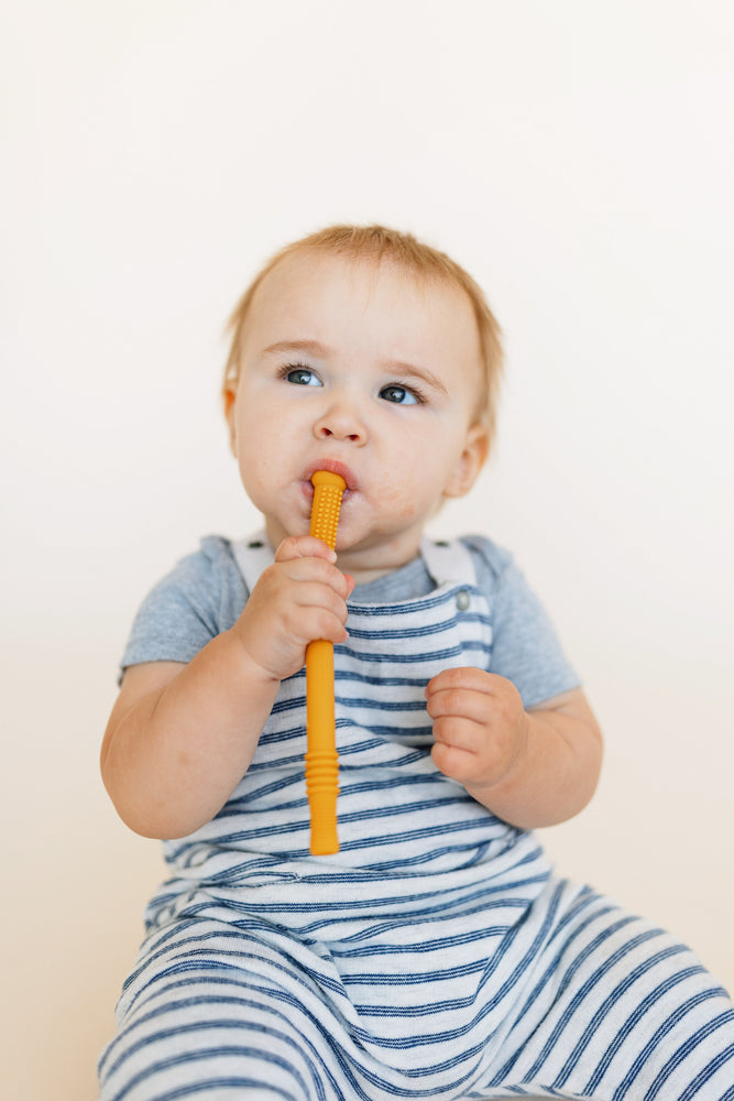 Silicone Magic Teething Wand  - Mustard ☼