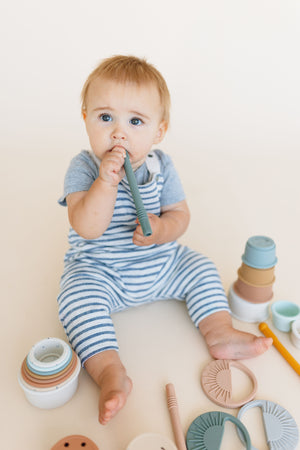 2 pack | Silicone Magic Teething Wand  - Slate Sage + Second Color ☼