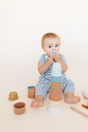 Silicone Teether Stacking Cups