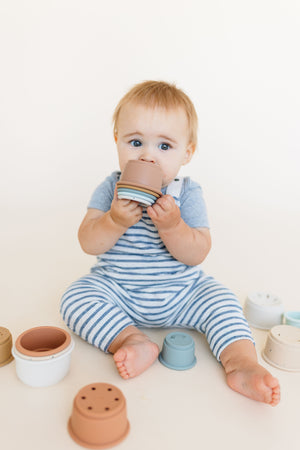 Silicone Teether Stacking Cups