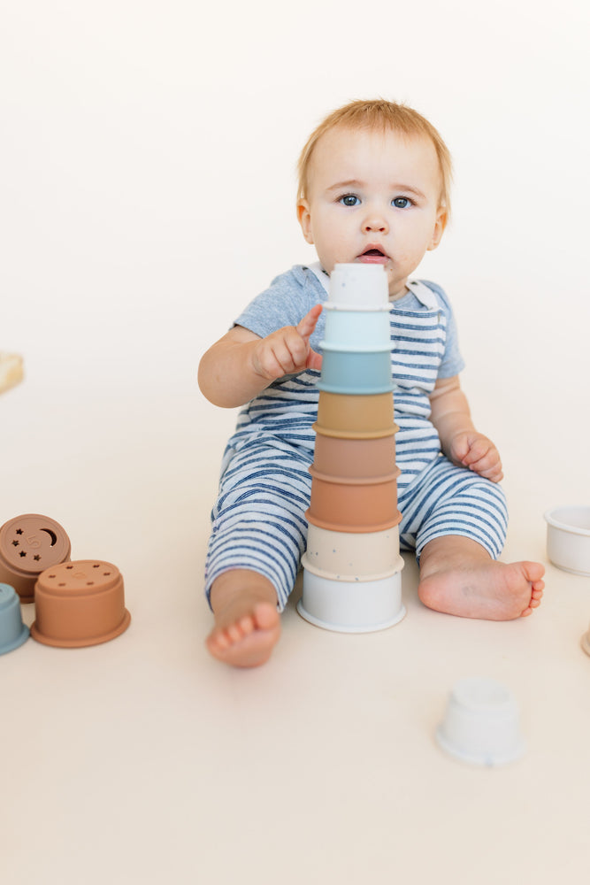 Silicone Teether Stacking Cups