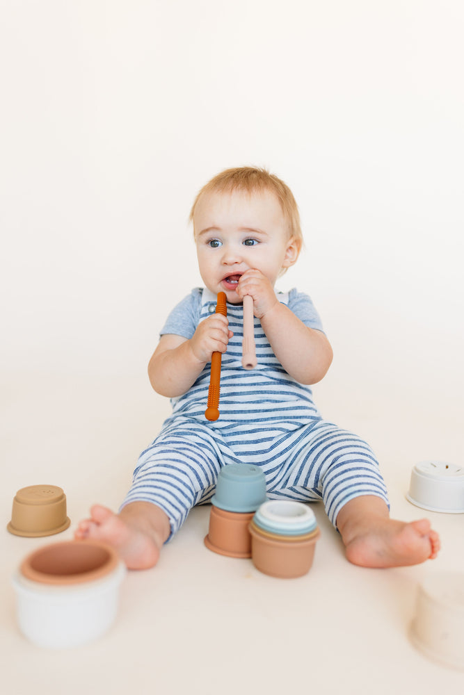 Silicone Magic Teething Wand - Clay ☼