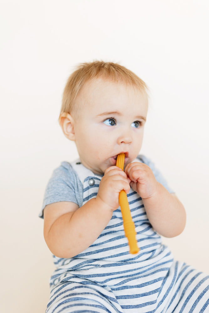 Silicone Magic Teething Wand  - Mustard ☼