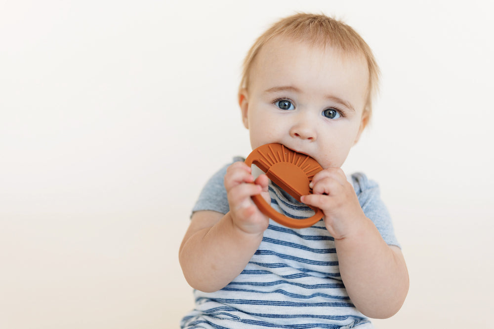 Sun Silicone Teether - Clay ☼